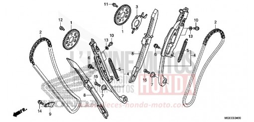 CHAINE A CAMES/TENDEUR VFR1200FF de 2015